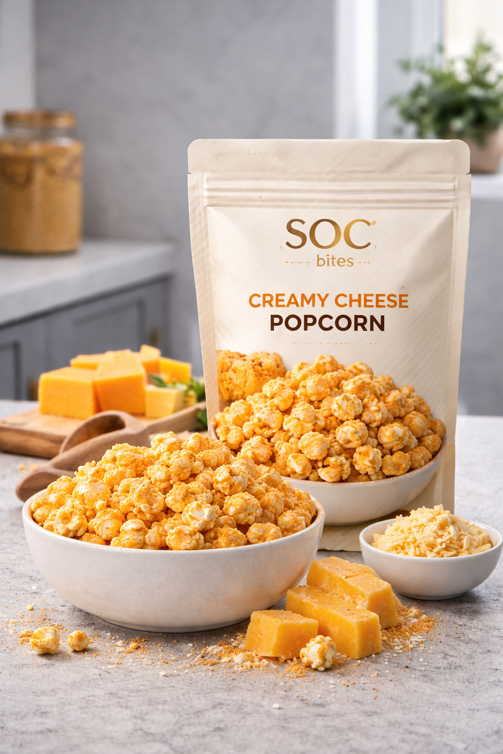 Creamy Cheese Popcorn