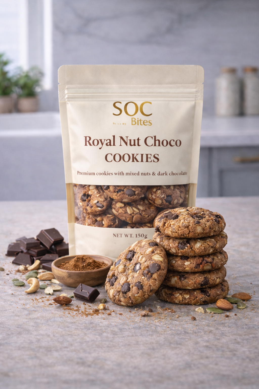 Royal Nut Choco Cookies