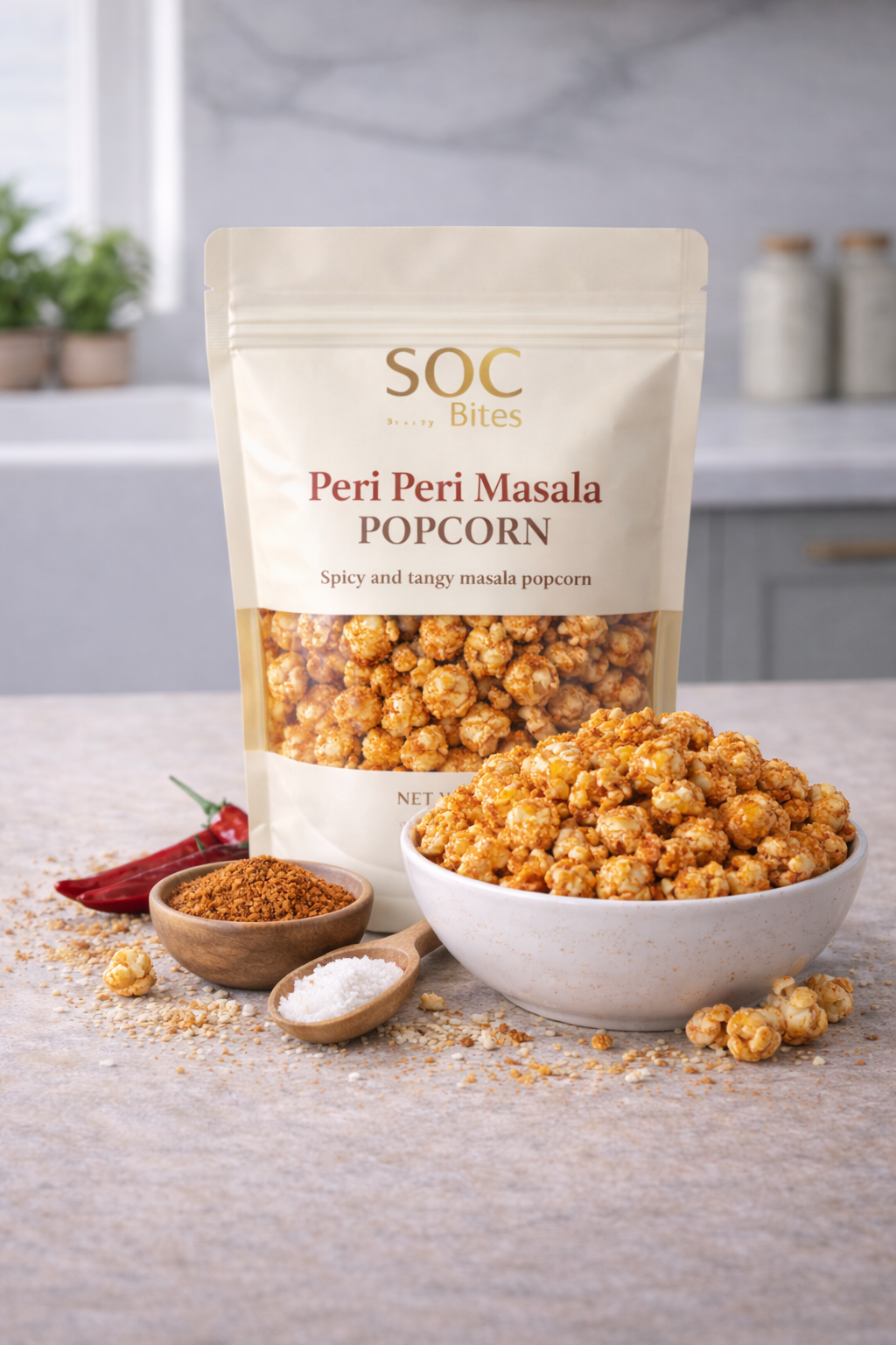 Peri Peri Masala Popcorn